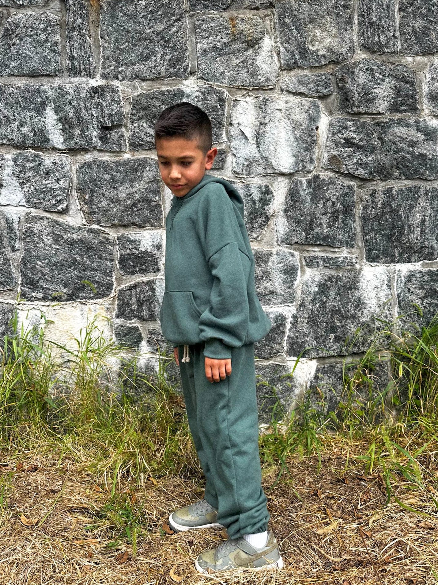 Retro Sweats | COCONUT VERTICAL STRIPE
