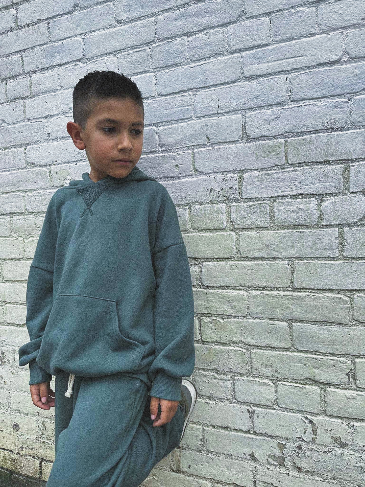 Retro Hoodie | COCONUT STRIPE