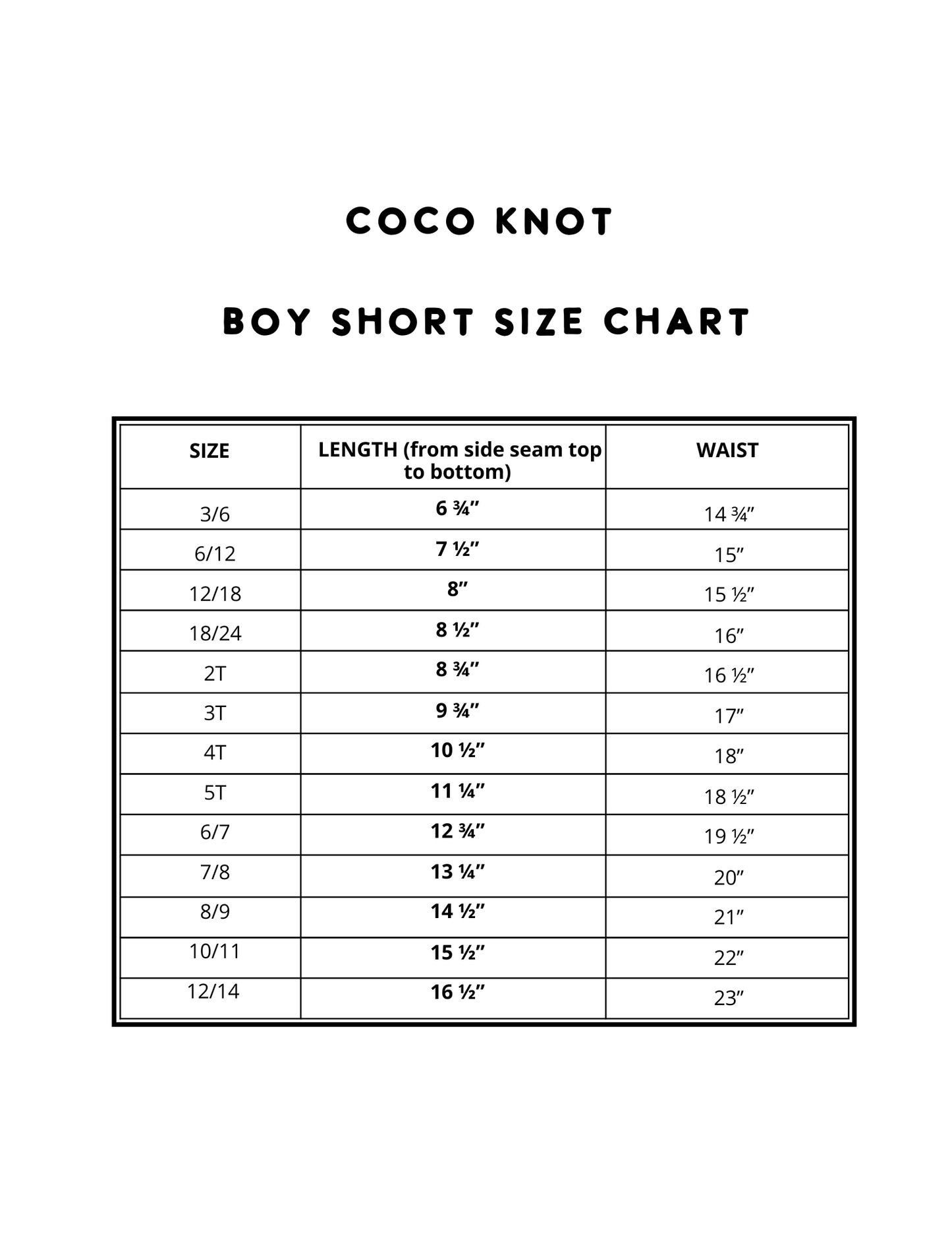 BOY SHORTS | CAPTAIN