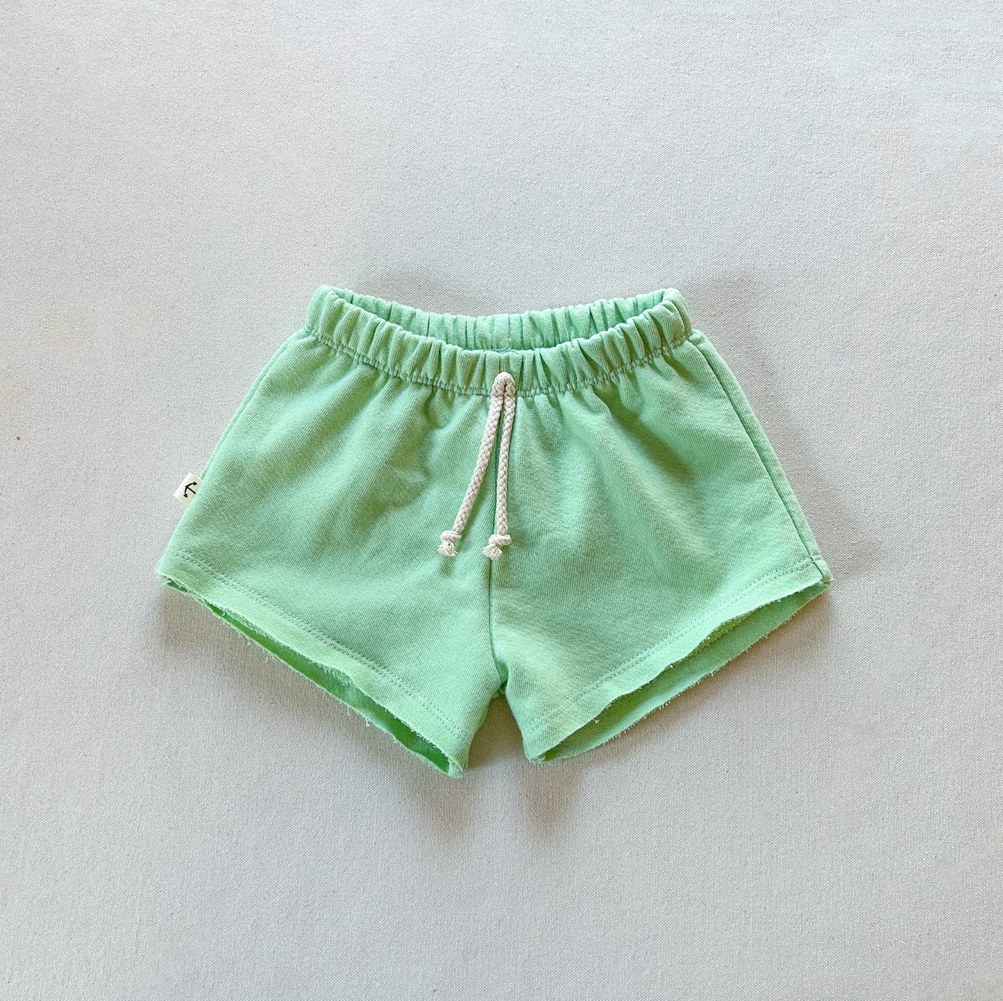 GIRL SHORTS | FROSTED LIME