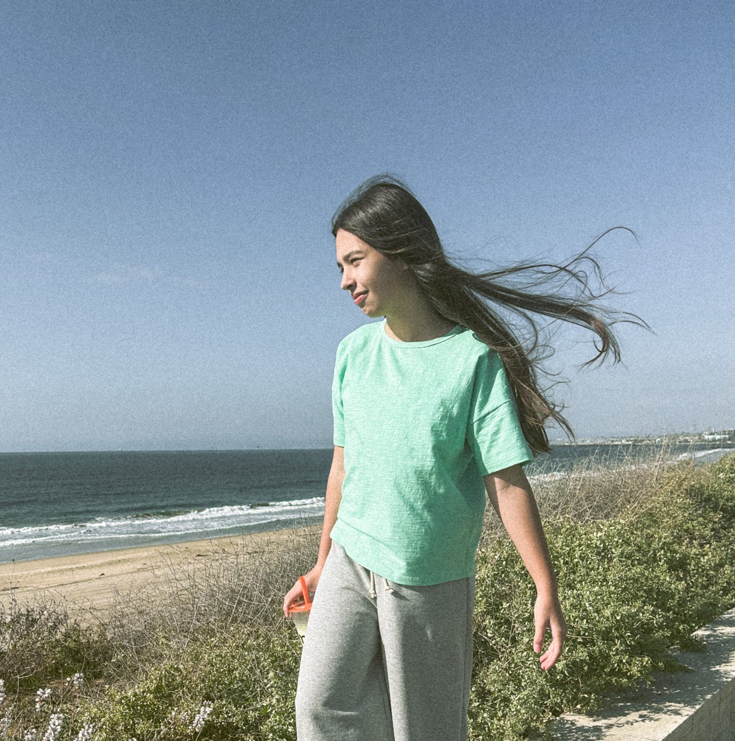RELAXED TEE | HEATHER GREY