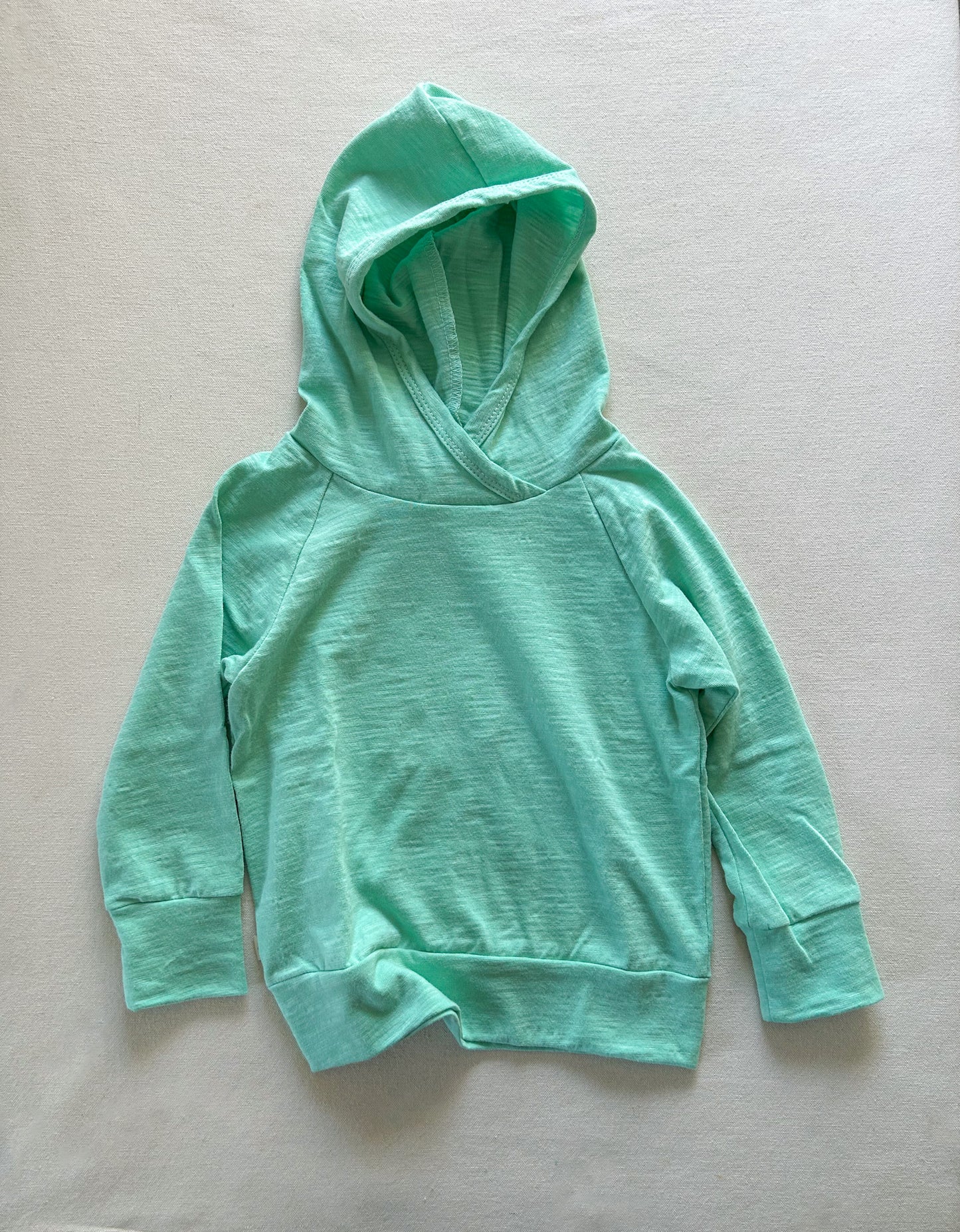 SLUB JERSEY HOODIE | SEA GLASS