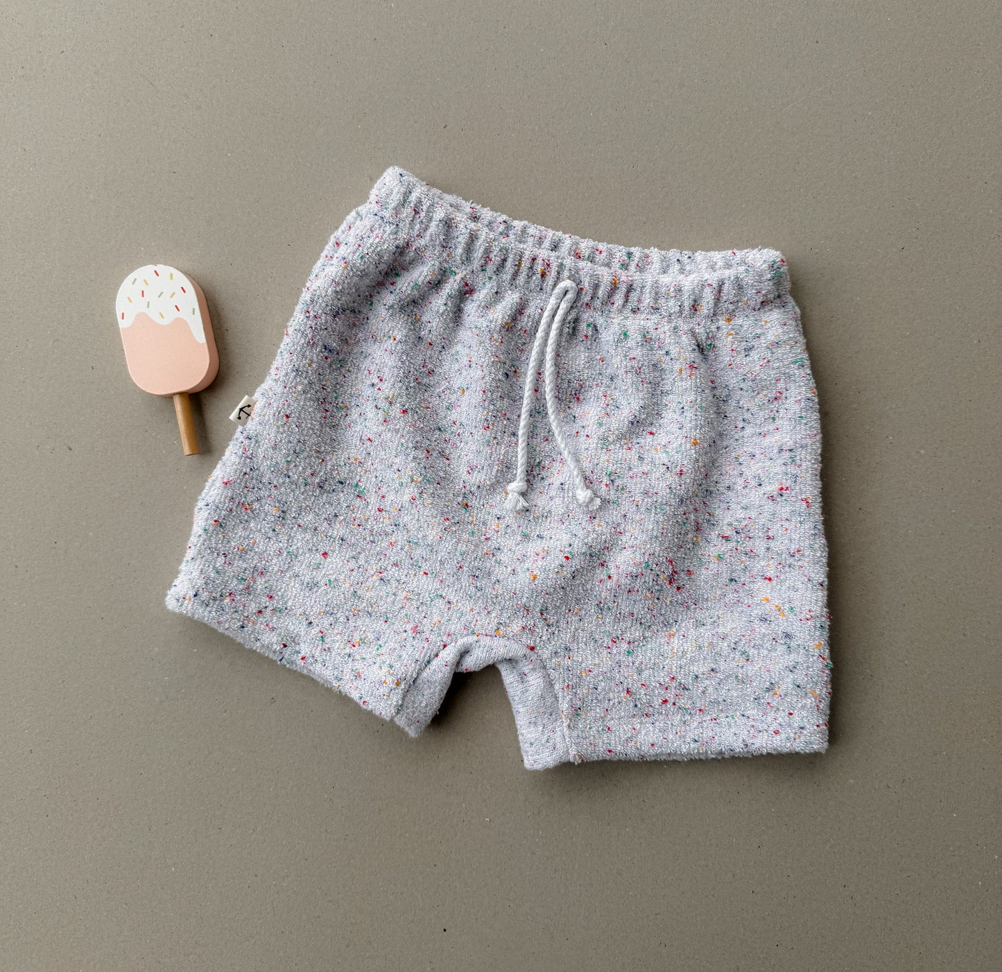 BOY SHORTS | FIREWORK CONFETTI - TERRY CLOTH
