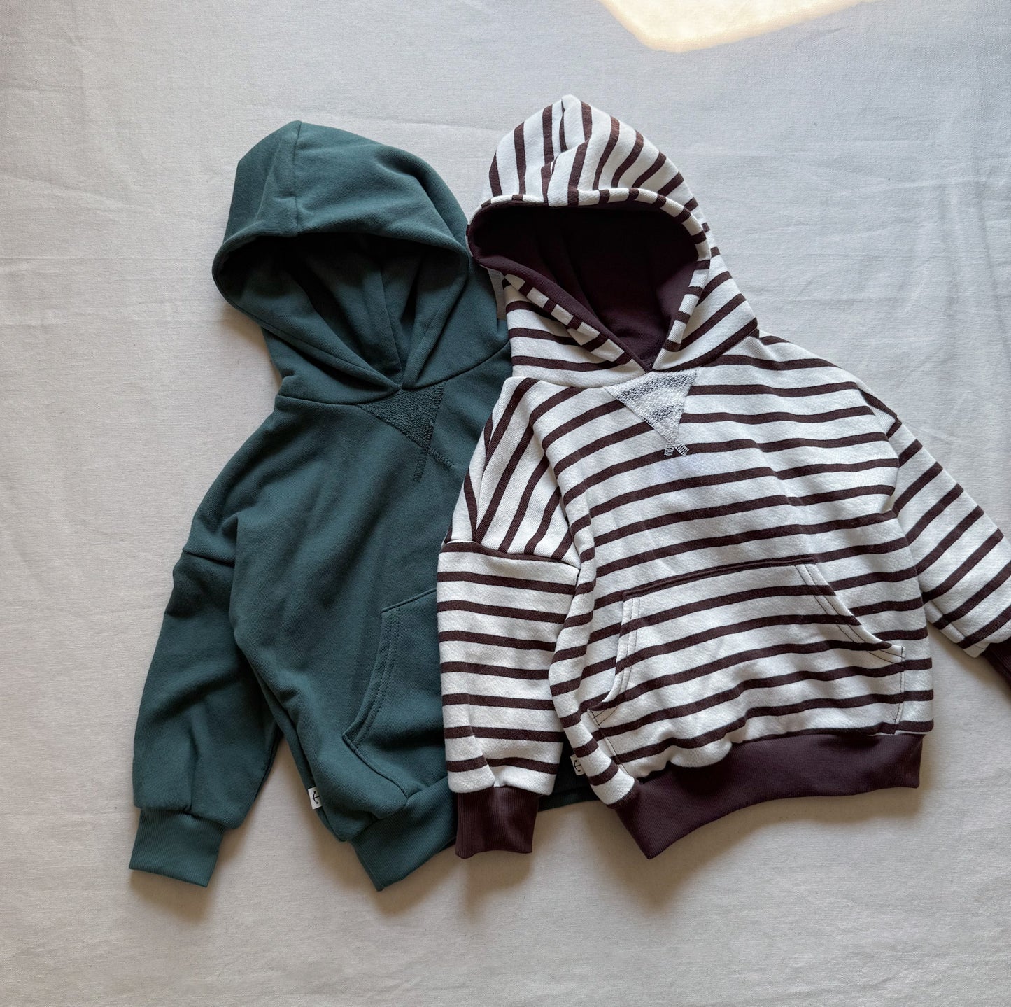 Retro Hoodie | COCONUT STRIPE