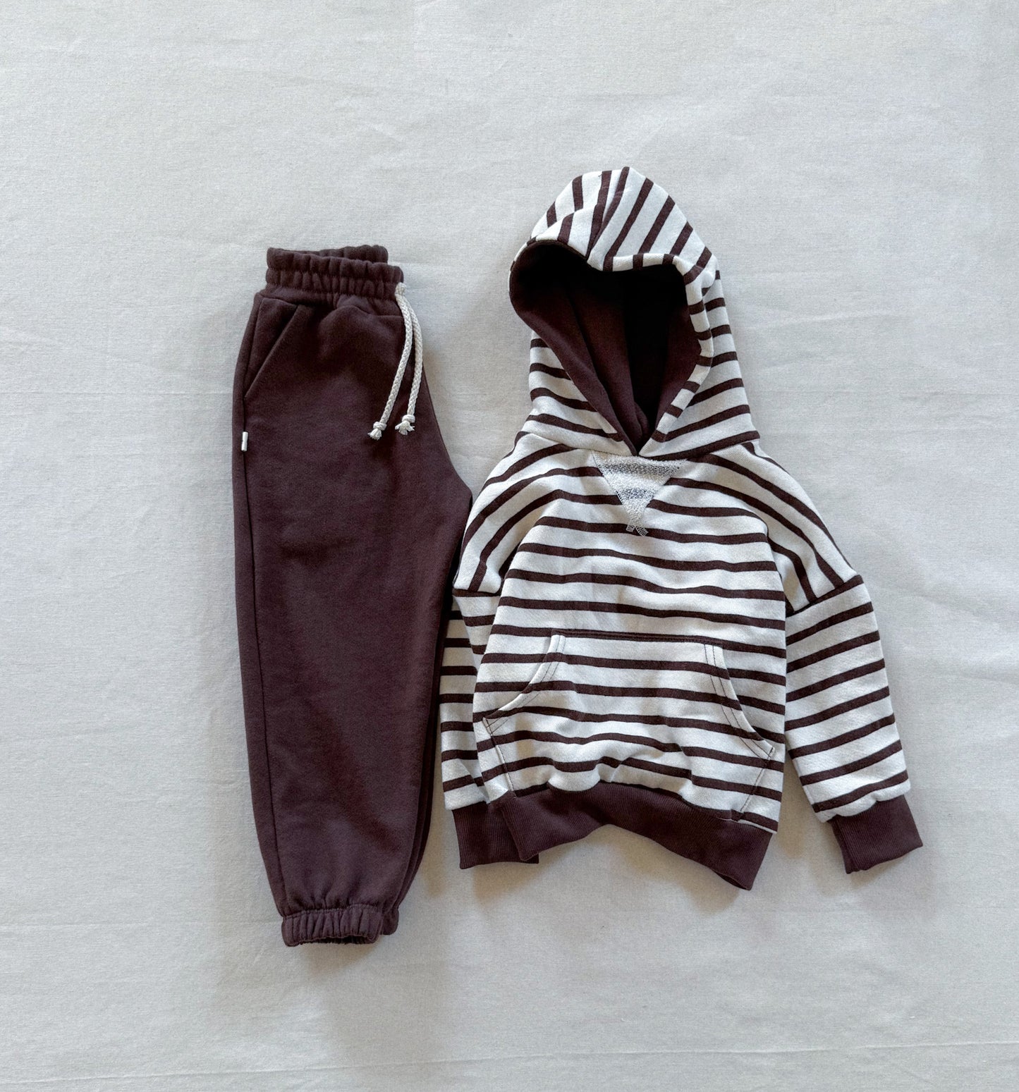 Retro Hoodie | COCONUT STRIPE