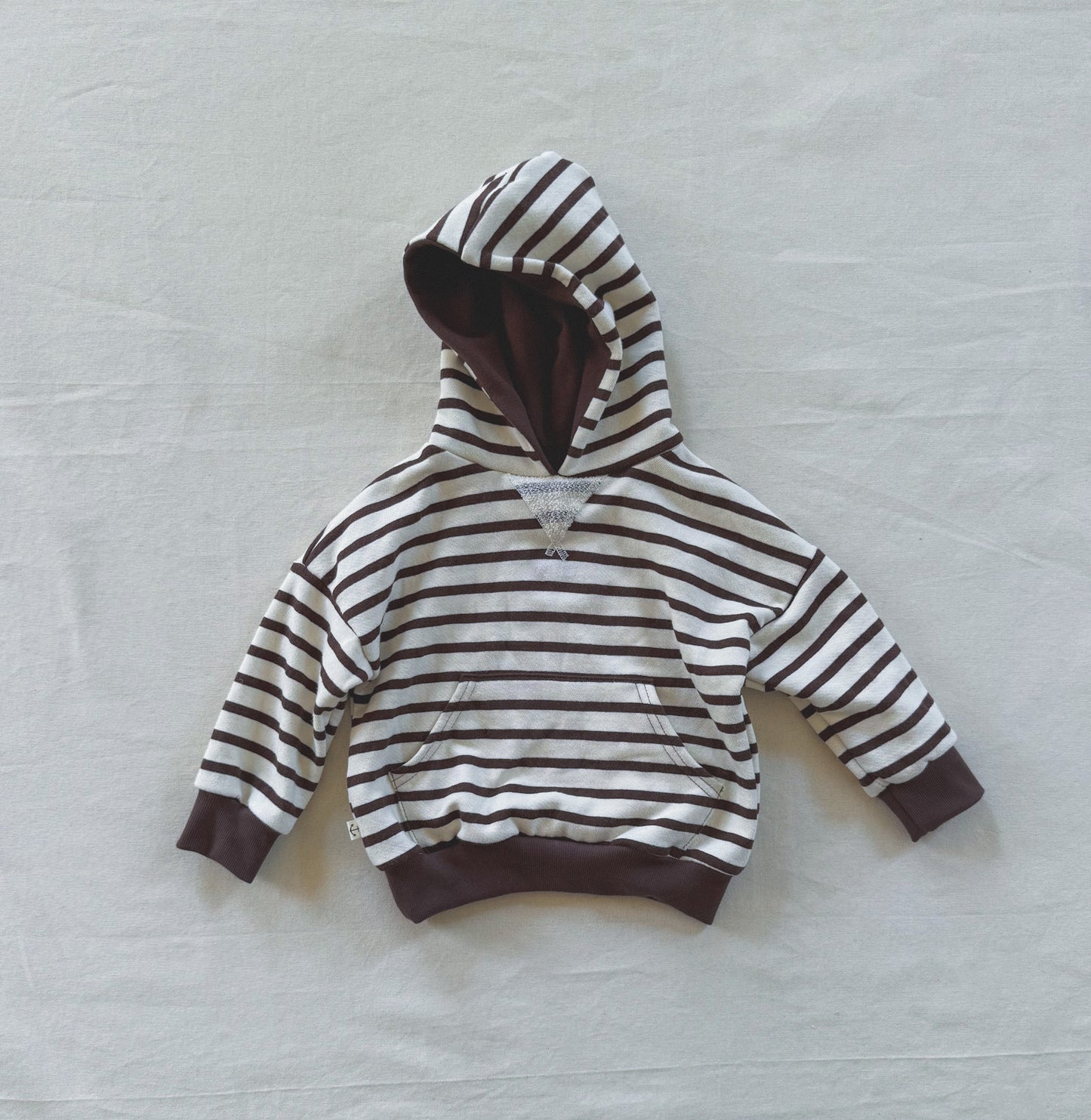 Retro Hoodie | COCONUT STRIPE