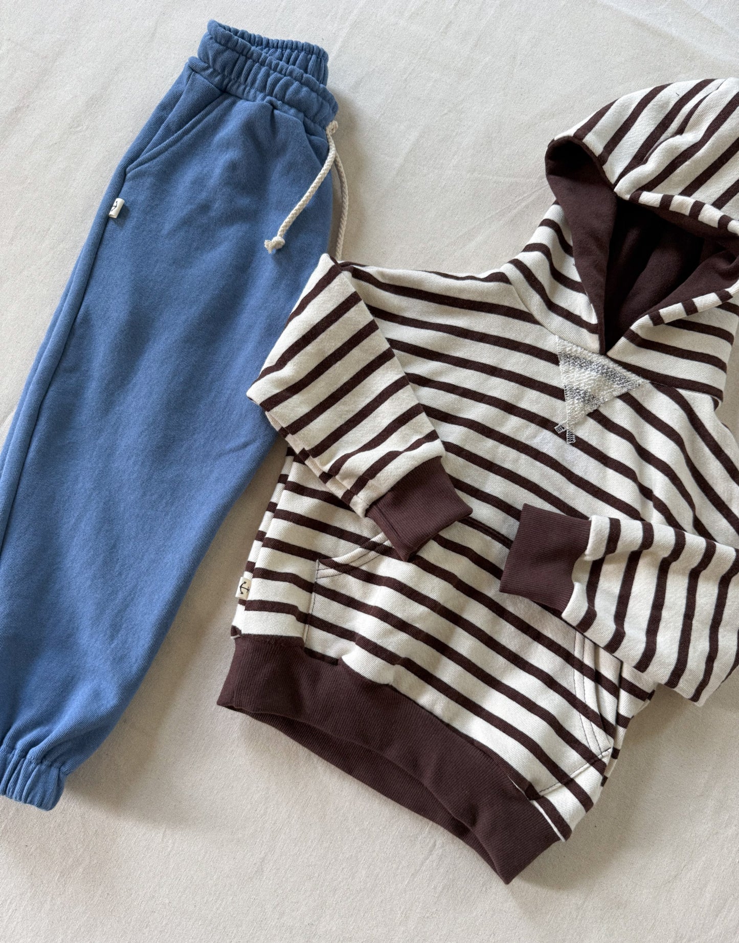 Retro Hoodie | COCONUT STRIPE
