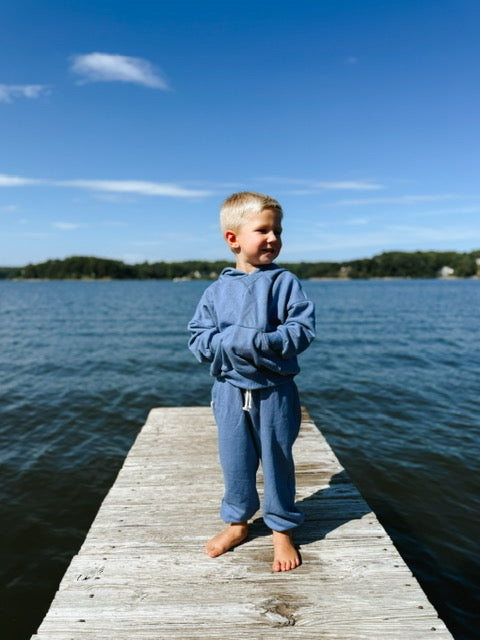 Retro Hoodie | COCONUT STRIPE