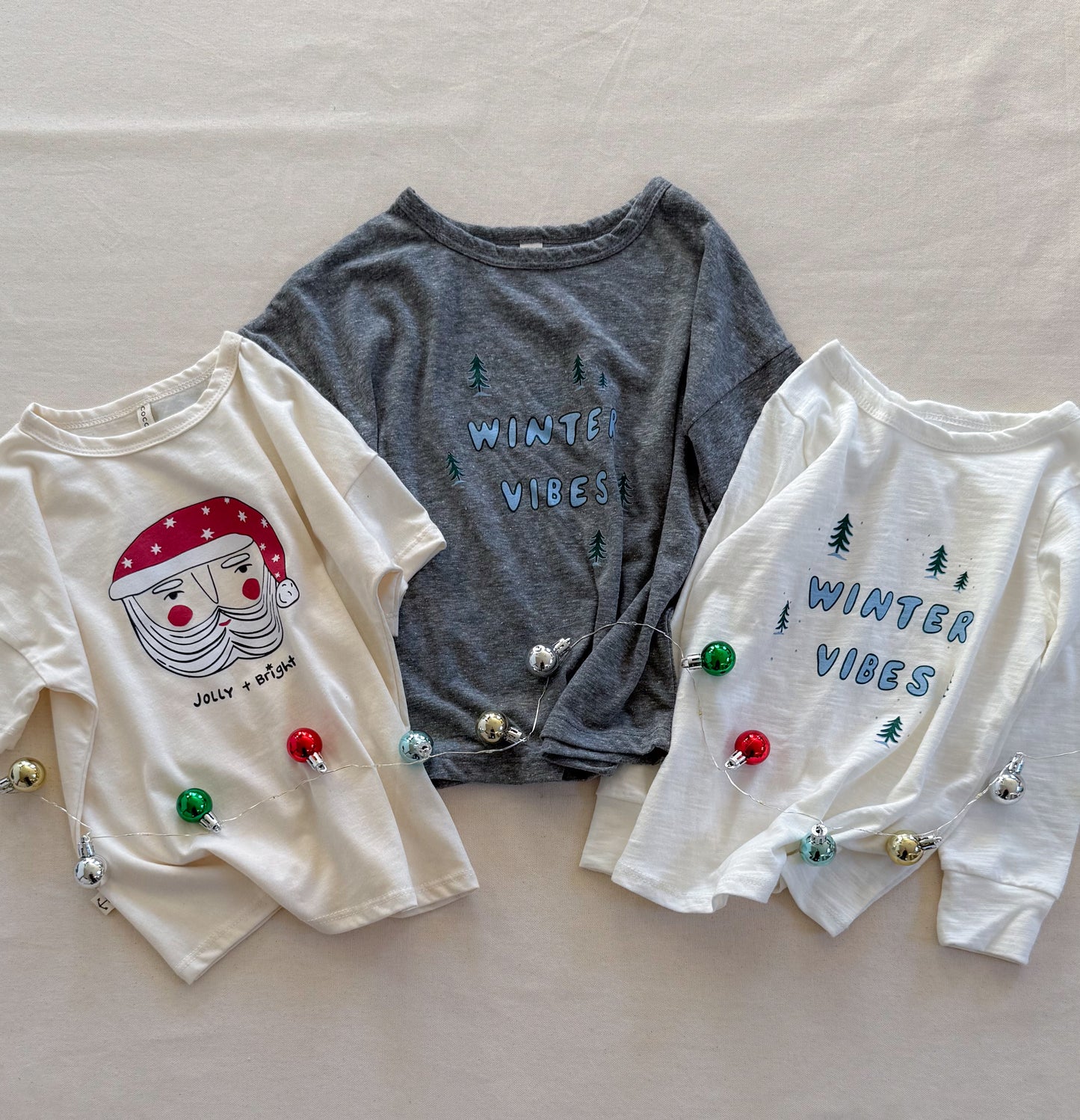 Oversized Tee | JOLLY + BRIGHT SANTA