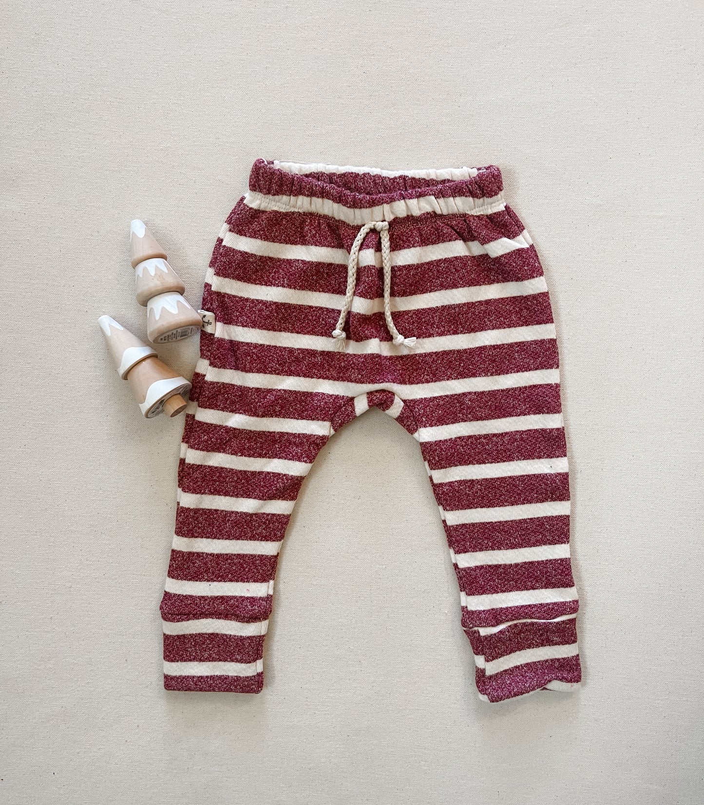 Gussets | SUGARED CRANBERRY STRIPE