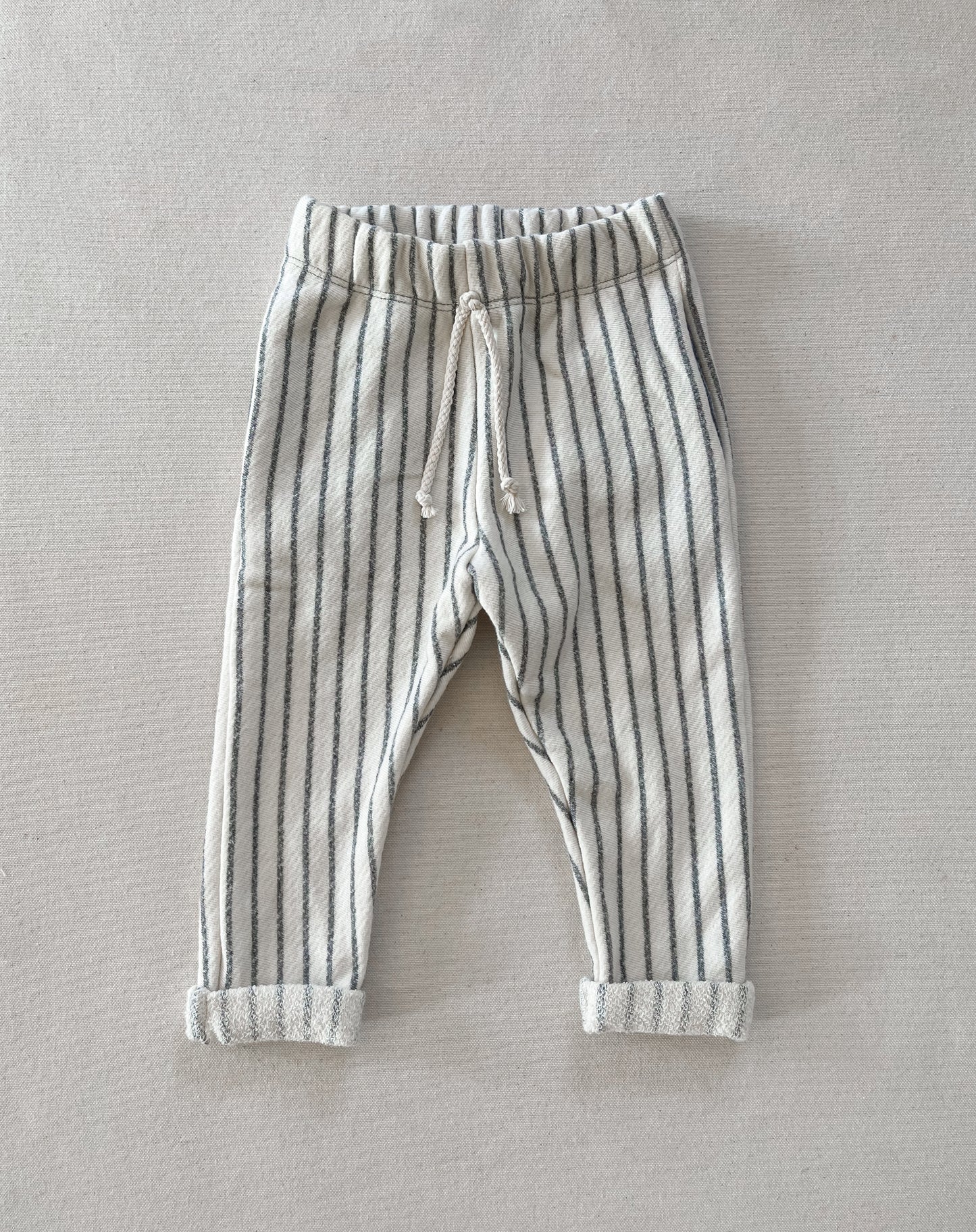 Beach Poncho + Pants Set | GRAPHITE STRIPE