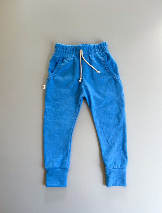 SLUB JERSEY JOGGERS | AZUL