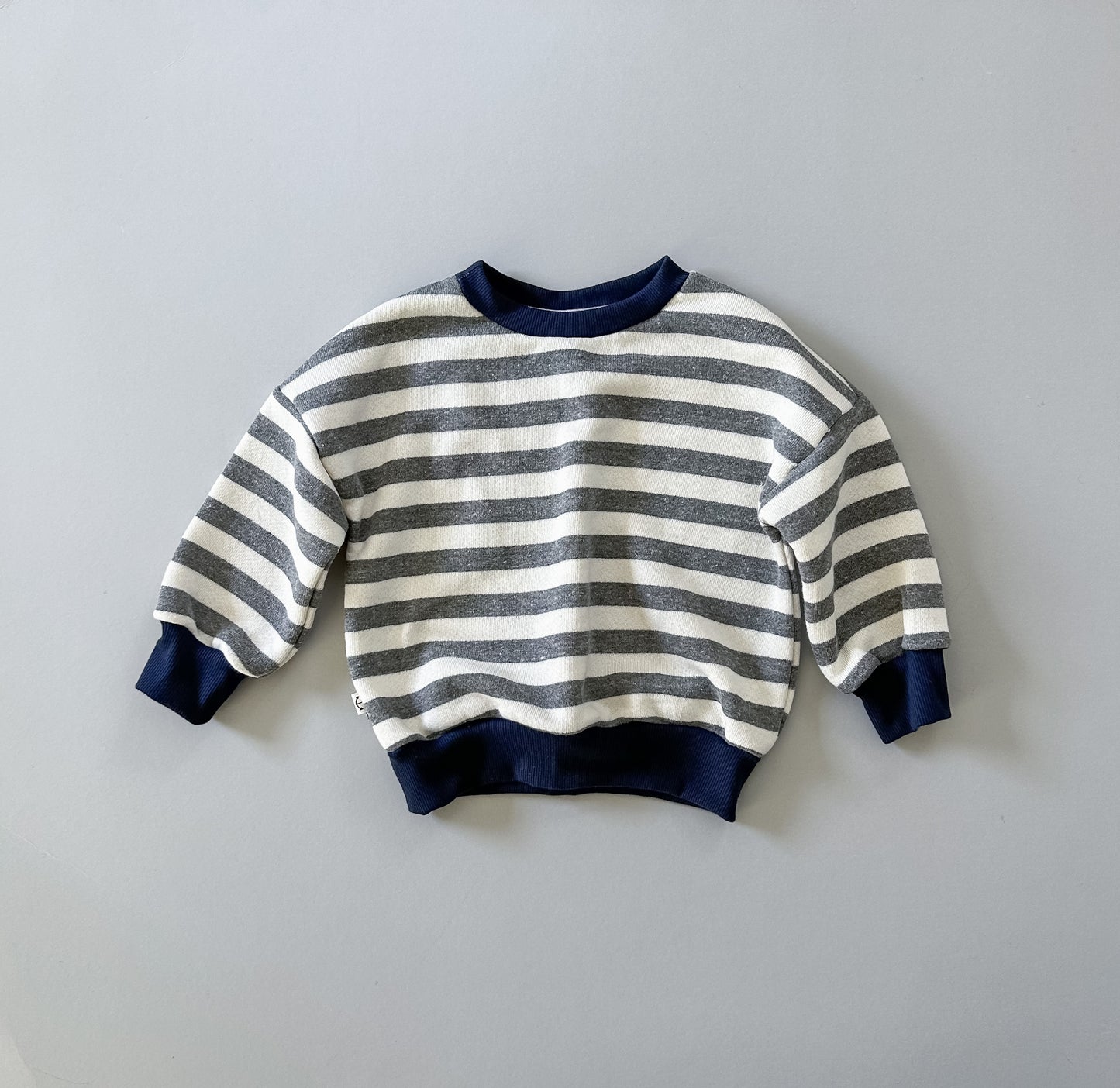 CLASSIC SWEATSHIRT | HEATHER STONE STRIPE