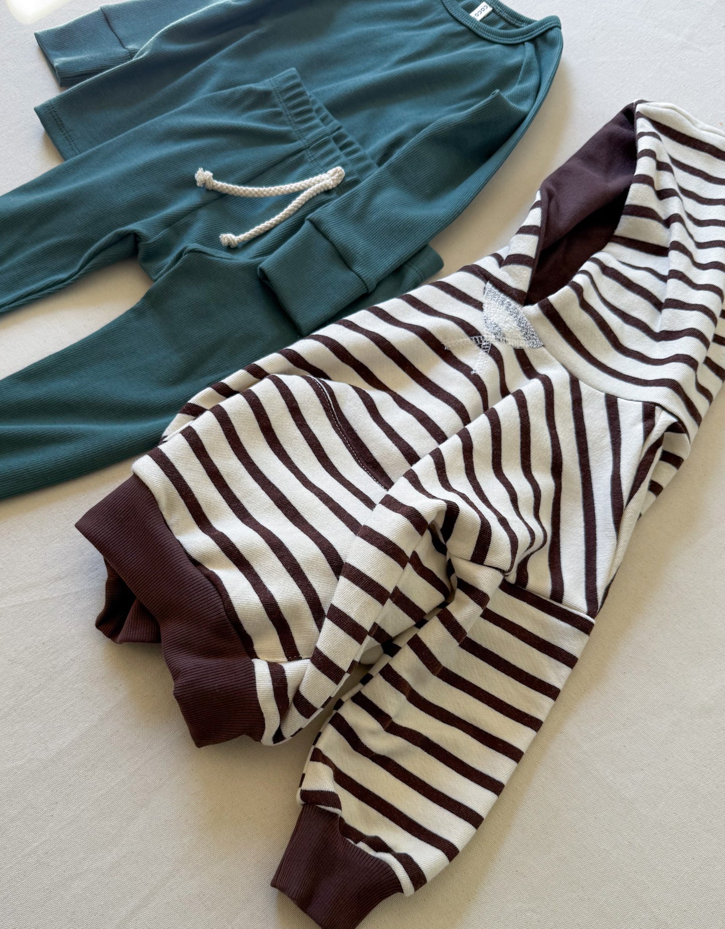 Retro Hoodie | COCONUT STRIPE