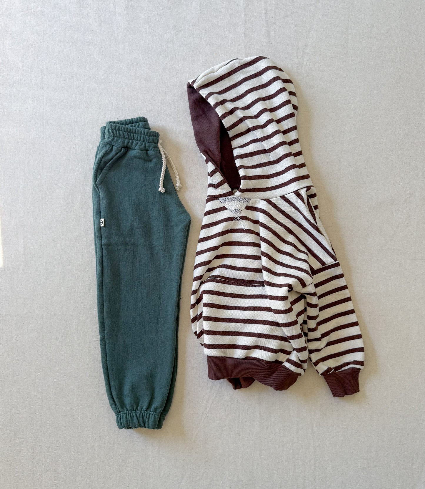 Retro Hoodie | COCONUT STRIPE