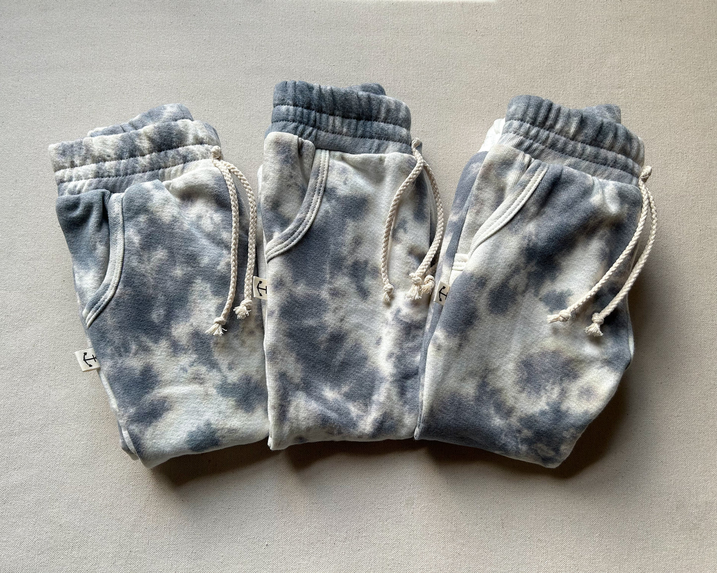 Hand-dyed Joggers | RAIN CLOUD