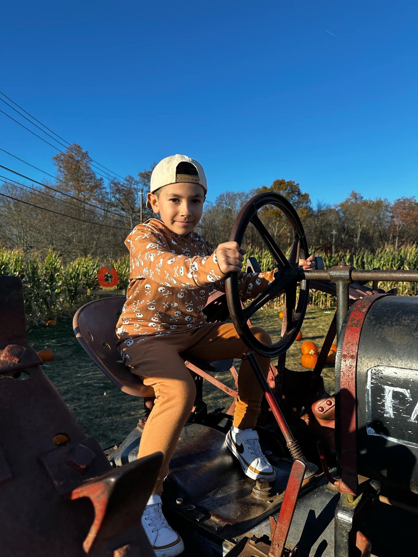 CLASSIC HOODIE | CARAMEL SKULLS ☠️