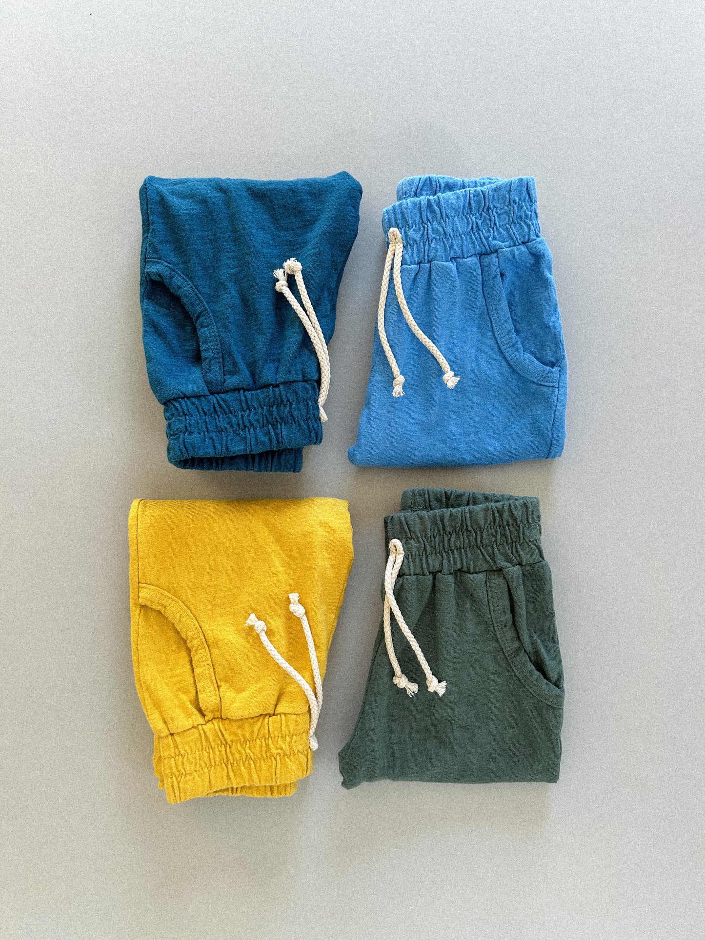 SLUB JERSEY JOGGERS | AZUL