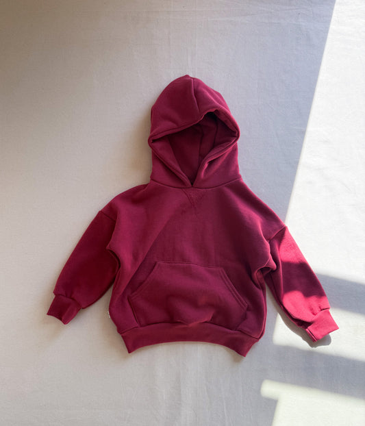 Retro Hoodie | FADED CURRANT