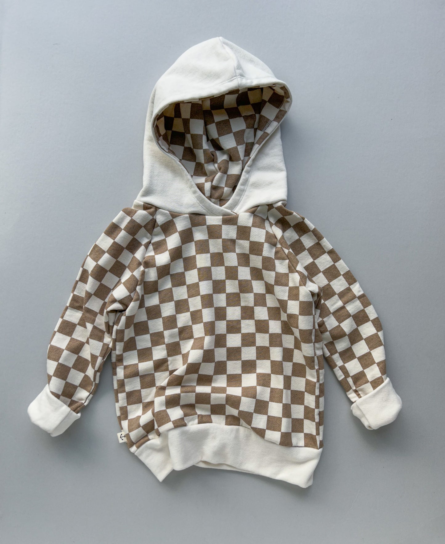 CLASSIC HOODIE | LATTE CHECKS