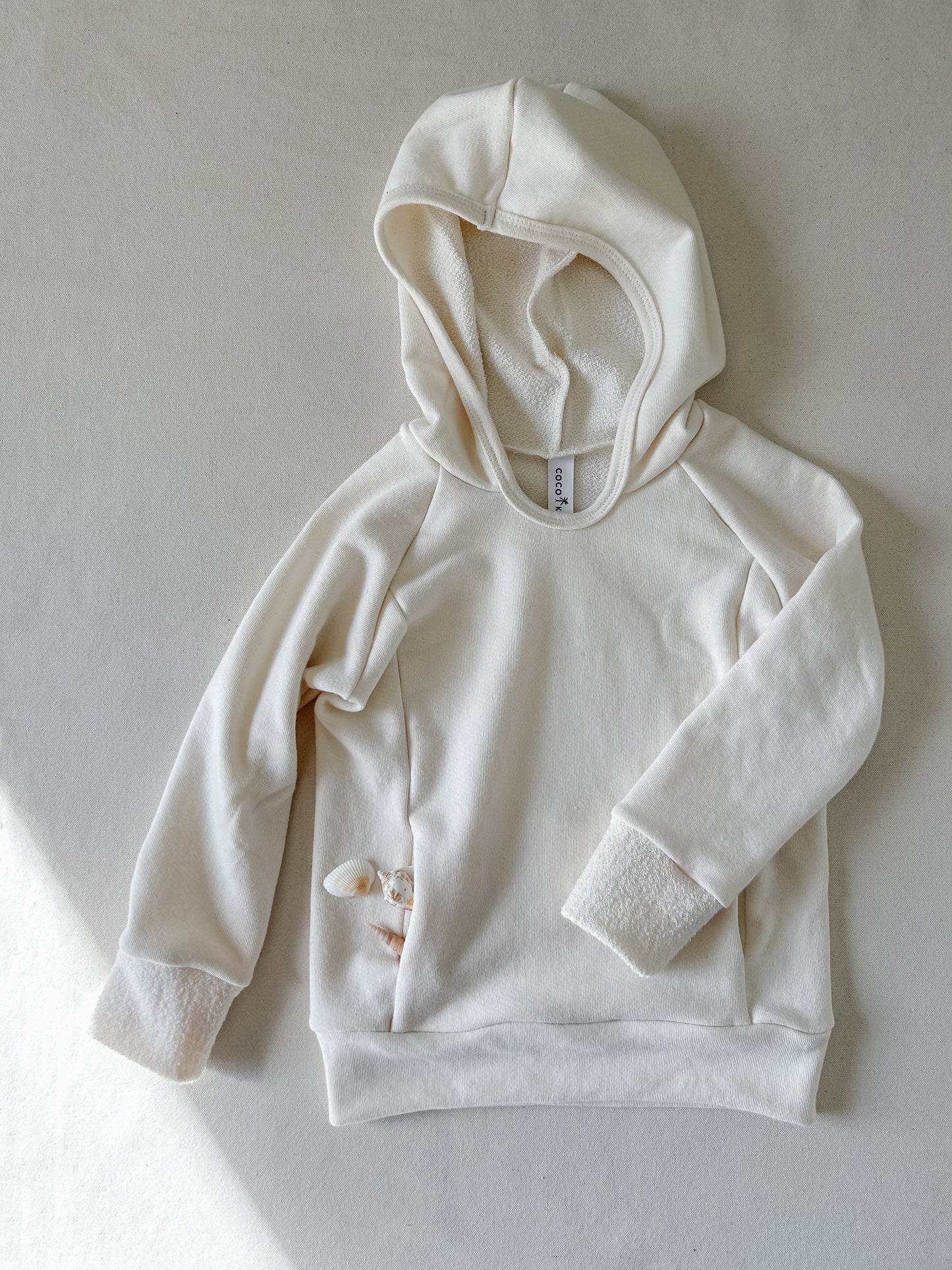 BEACH HOODIE | WHITE SAND 🐚