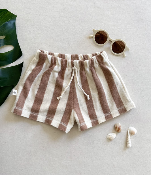 GIRL SHORTS | TIKI STRIPE