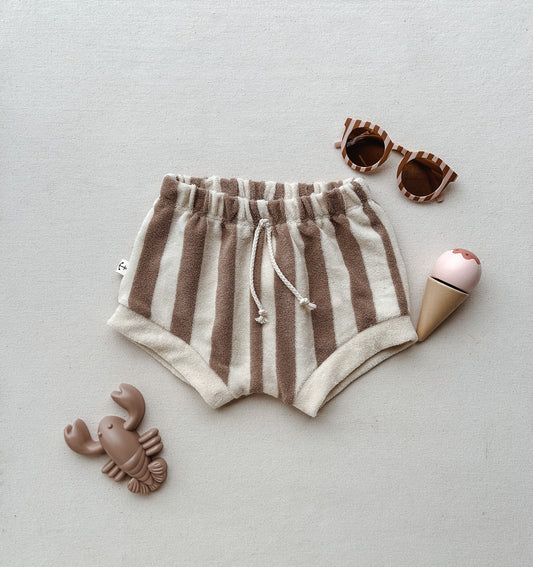 SHORTIES | TIKI VERTICAL STRIPE