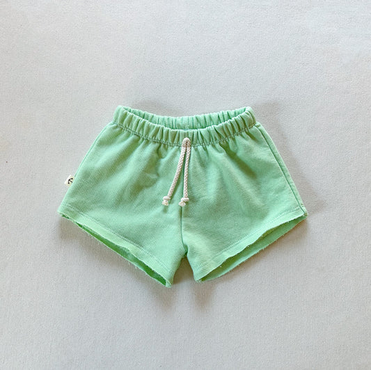 GIRL SHORTS | FROSTED LIME (pre-order)