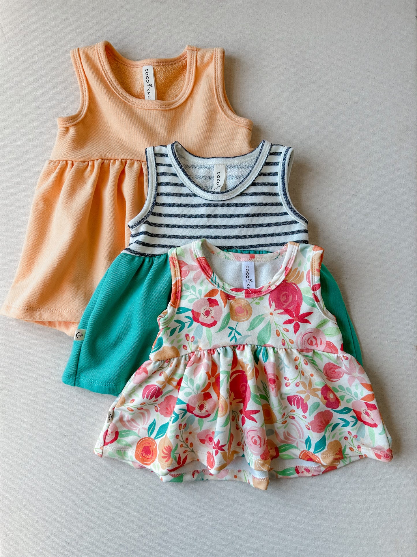 PEPLUM TANK | APRICOT