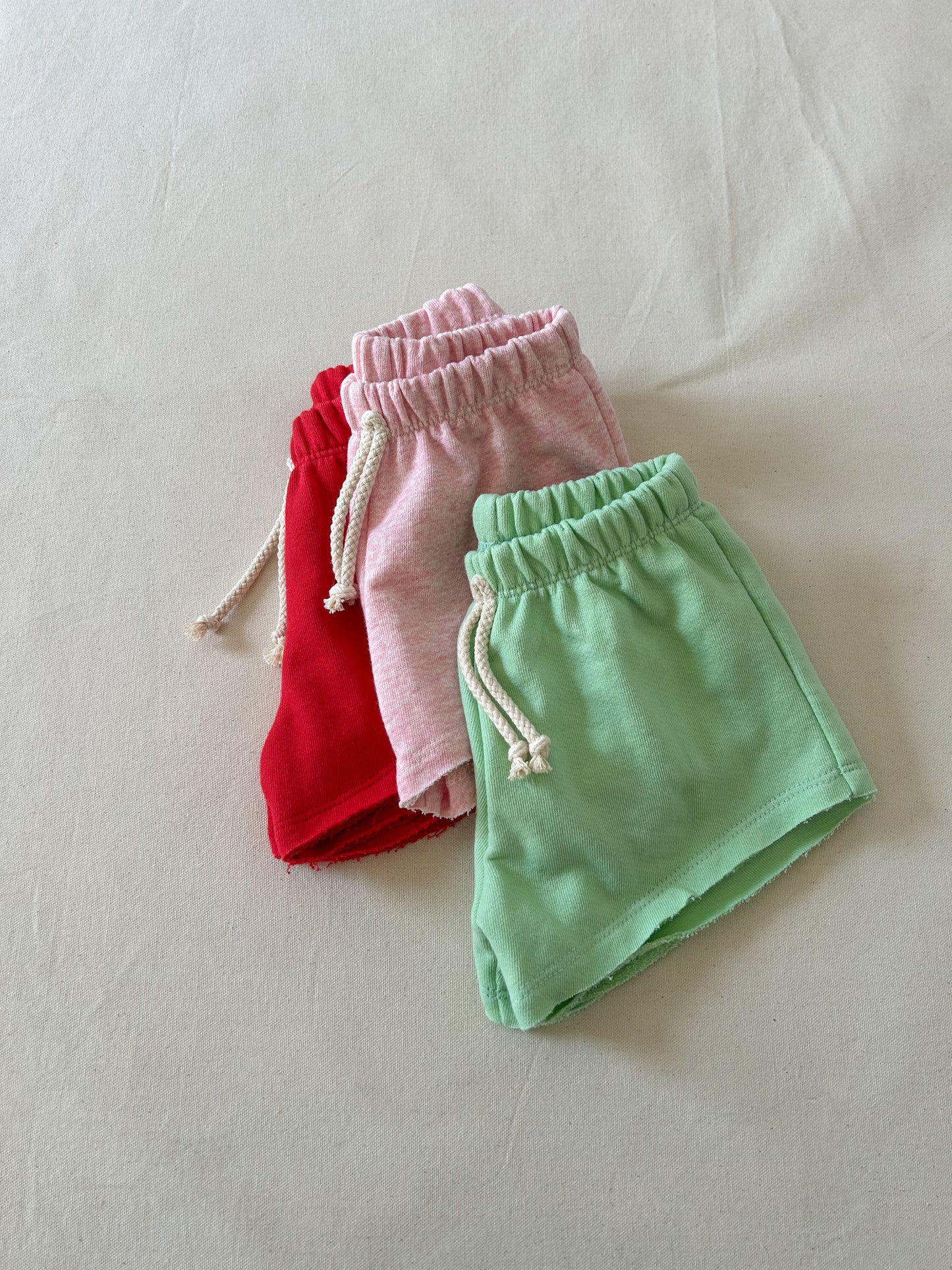 GIRL SHORTS | FROSTED LIME (pre-order)