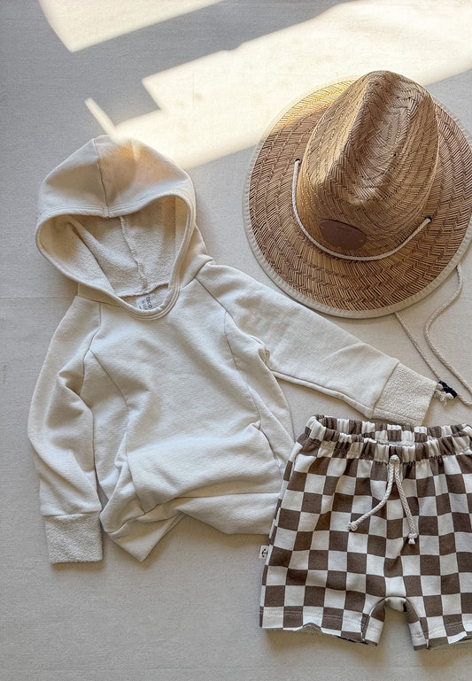 BEACH HOODIE | WHITE SAND 🐚