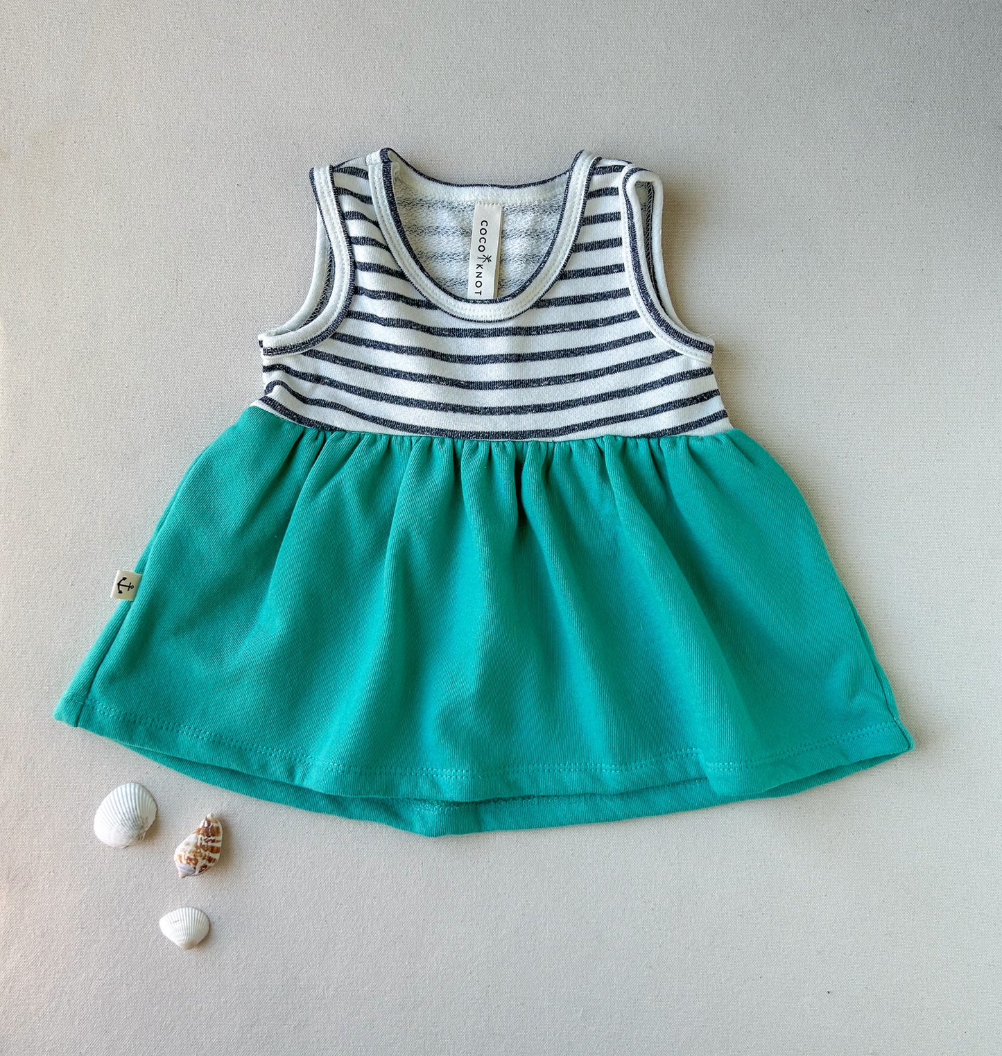 PEPLUM TANK | SNORKEL / SAILOR STRIPE