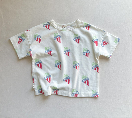 RELAXED TEE | ICE CREAM (pre-order)