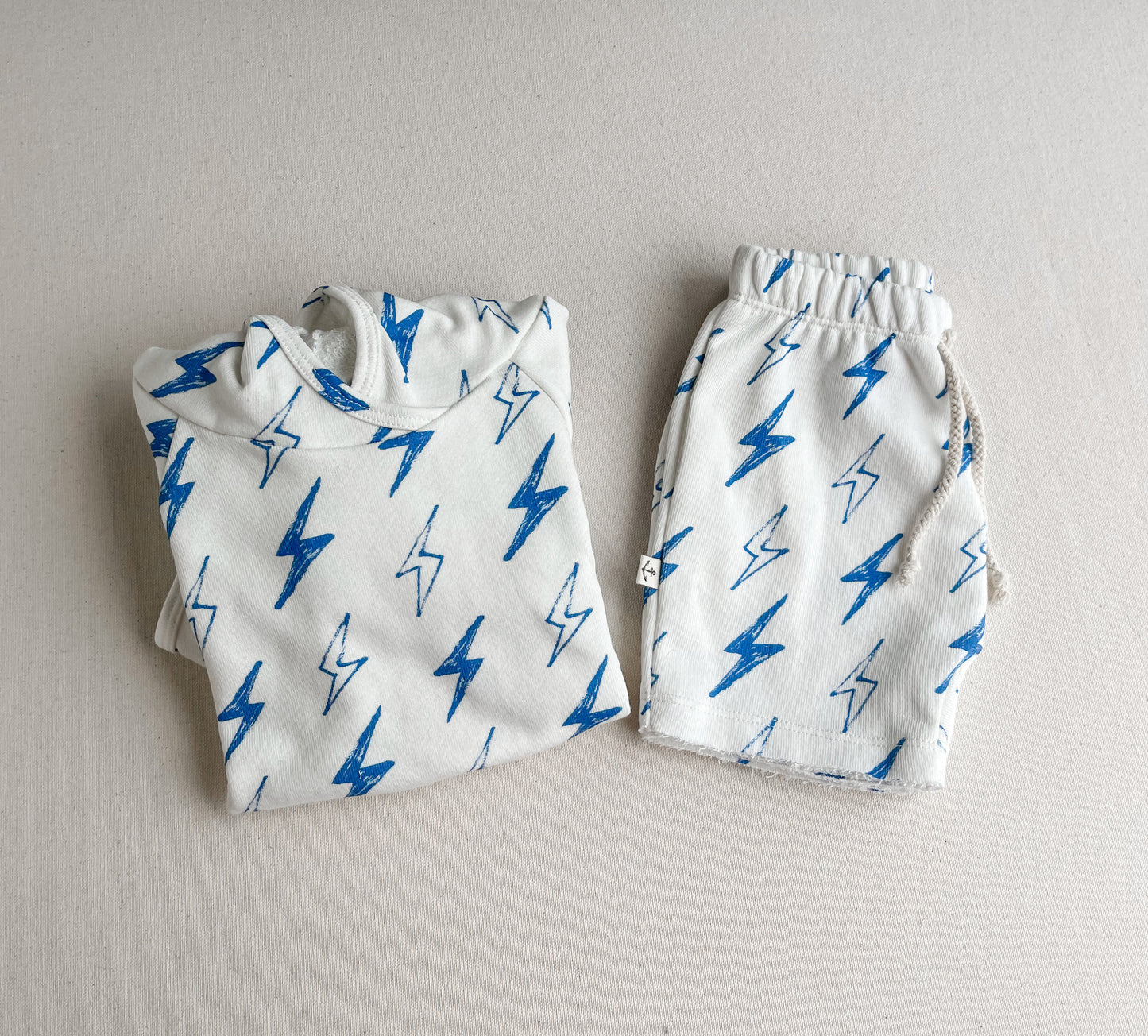 Boy Shorts - Electric Blue Bolts