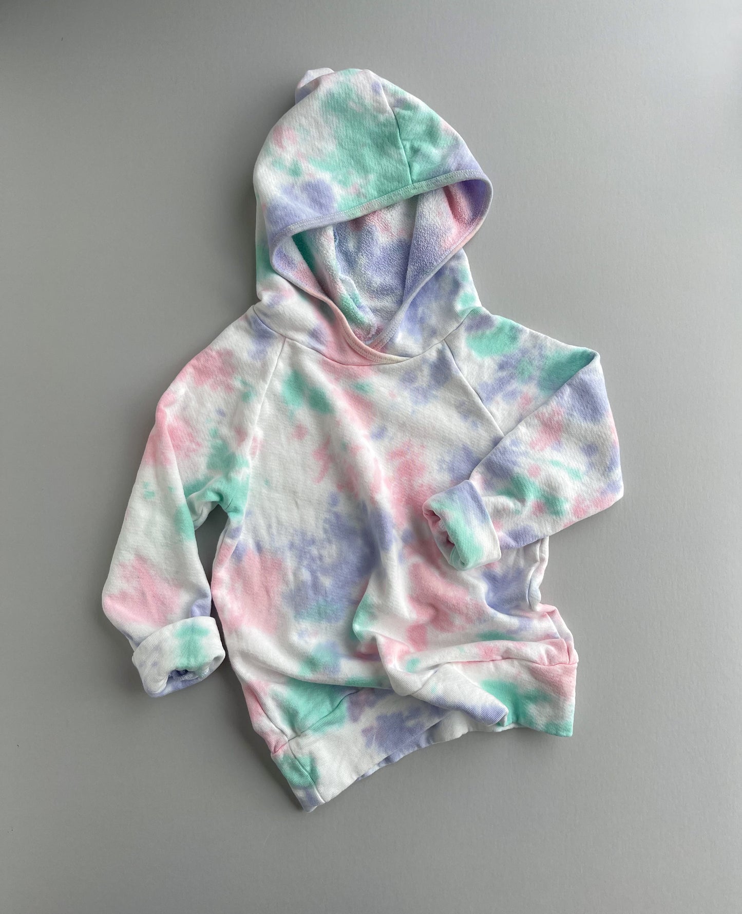 Hand dyed Classic Hoodie - LOLLIPOP SWIRL