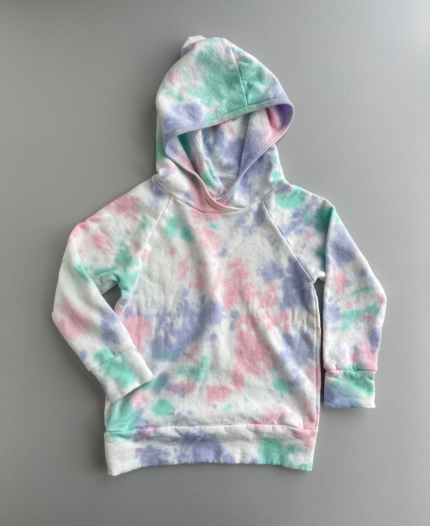 Hand dyed Classic Hoodie - LOLLIPOP SWIRL