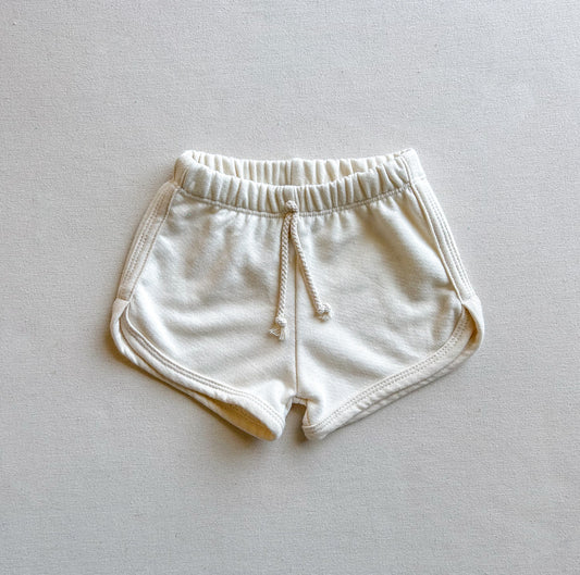 TRACK SHORTS | WHITE SAND