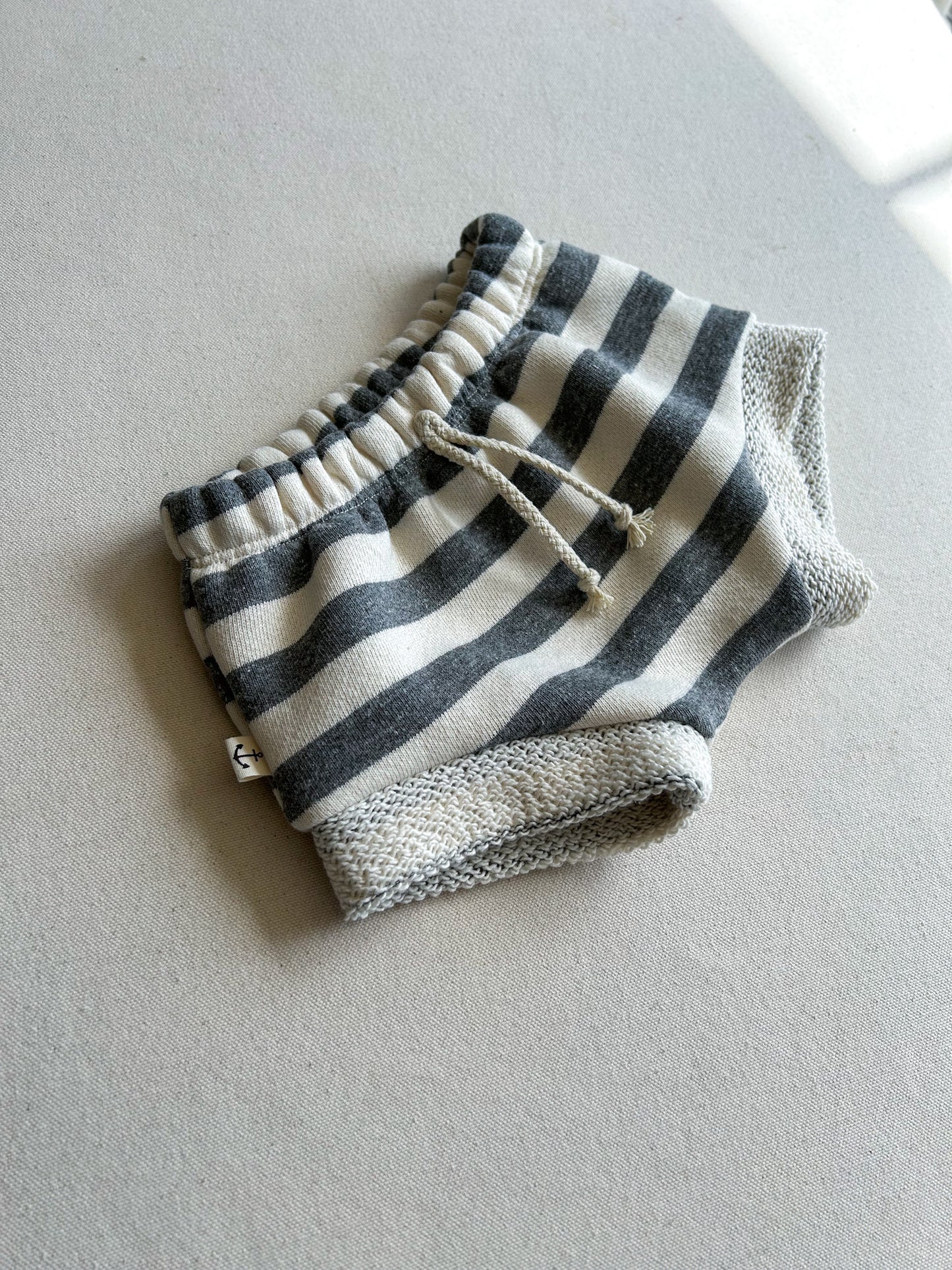 SHORTIES | HEATHER STONE STRIPE