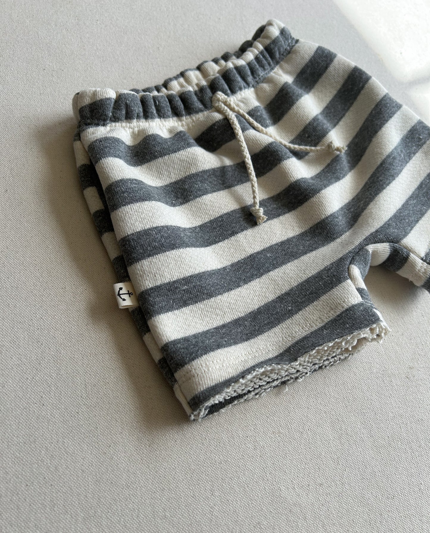 BOY SHORTS | HEATHER STONE STRIPE