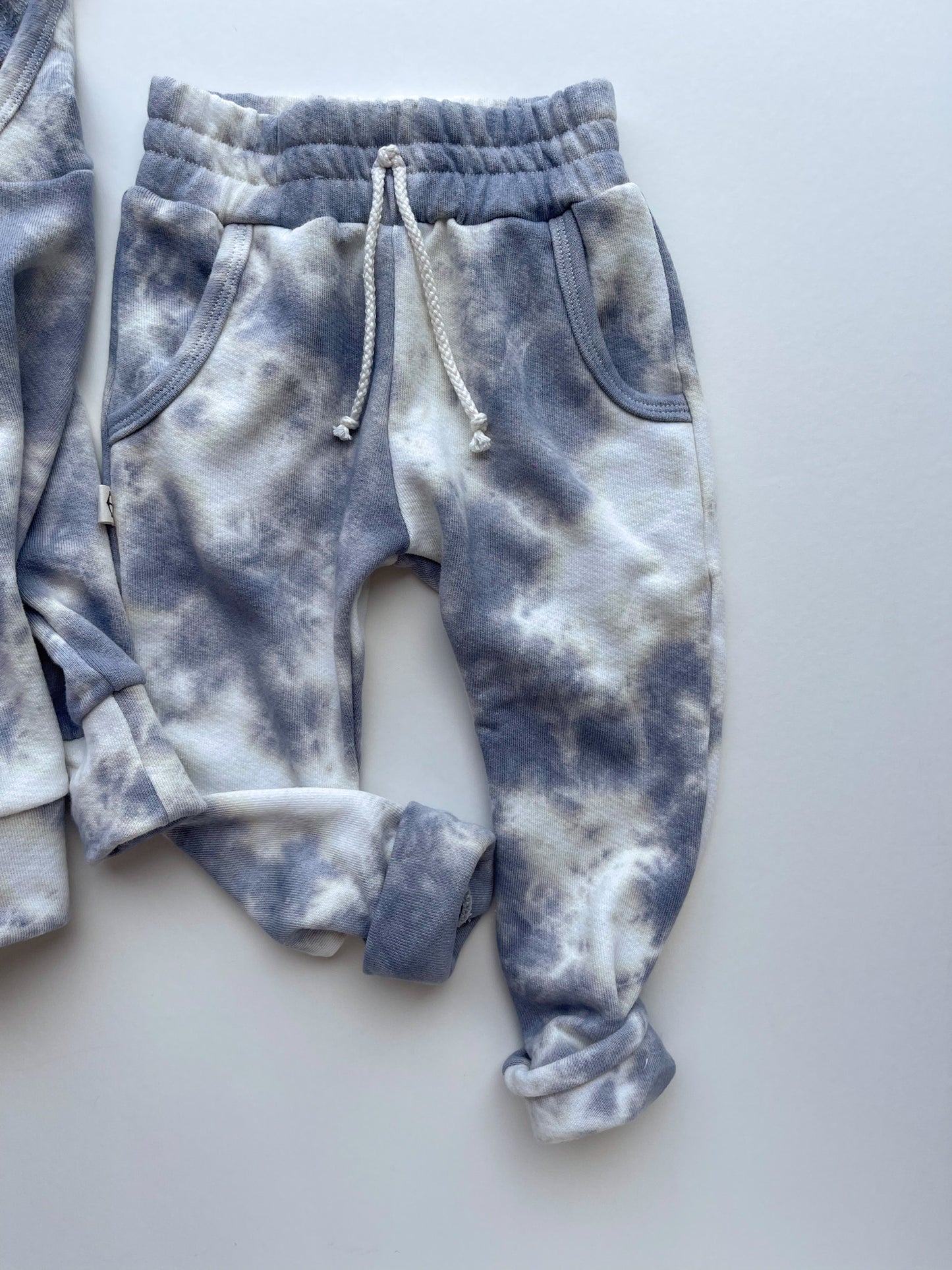 Hand-dyed Joggers | RAIN CLOUD