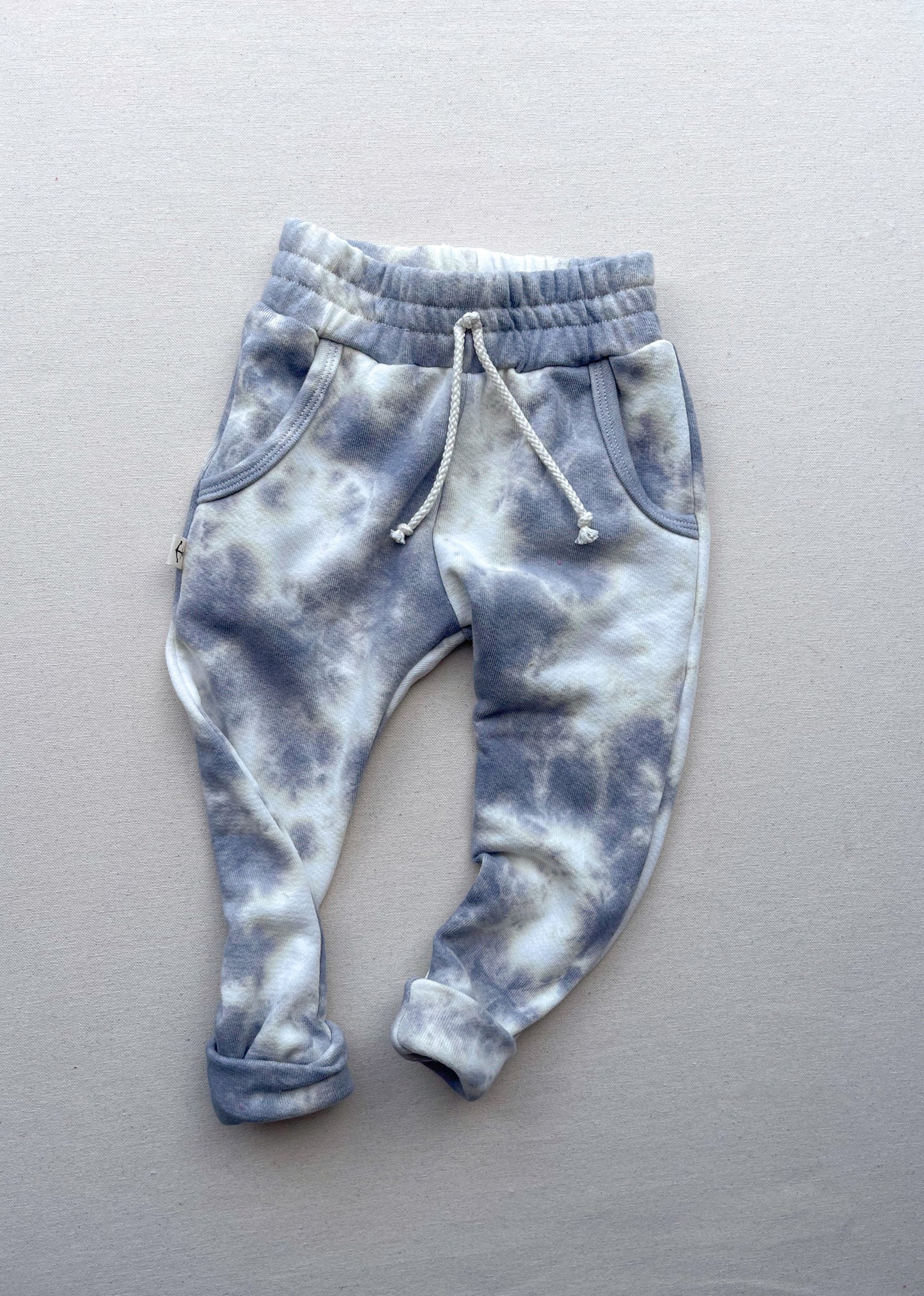 Hand-dyed Joggers | RAIN CLOUD