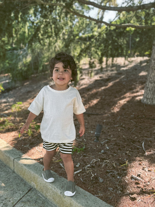 JERSEY BOY SHORTS | MIDNIGHT STRIPE