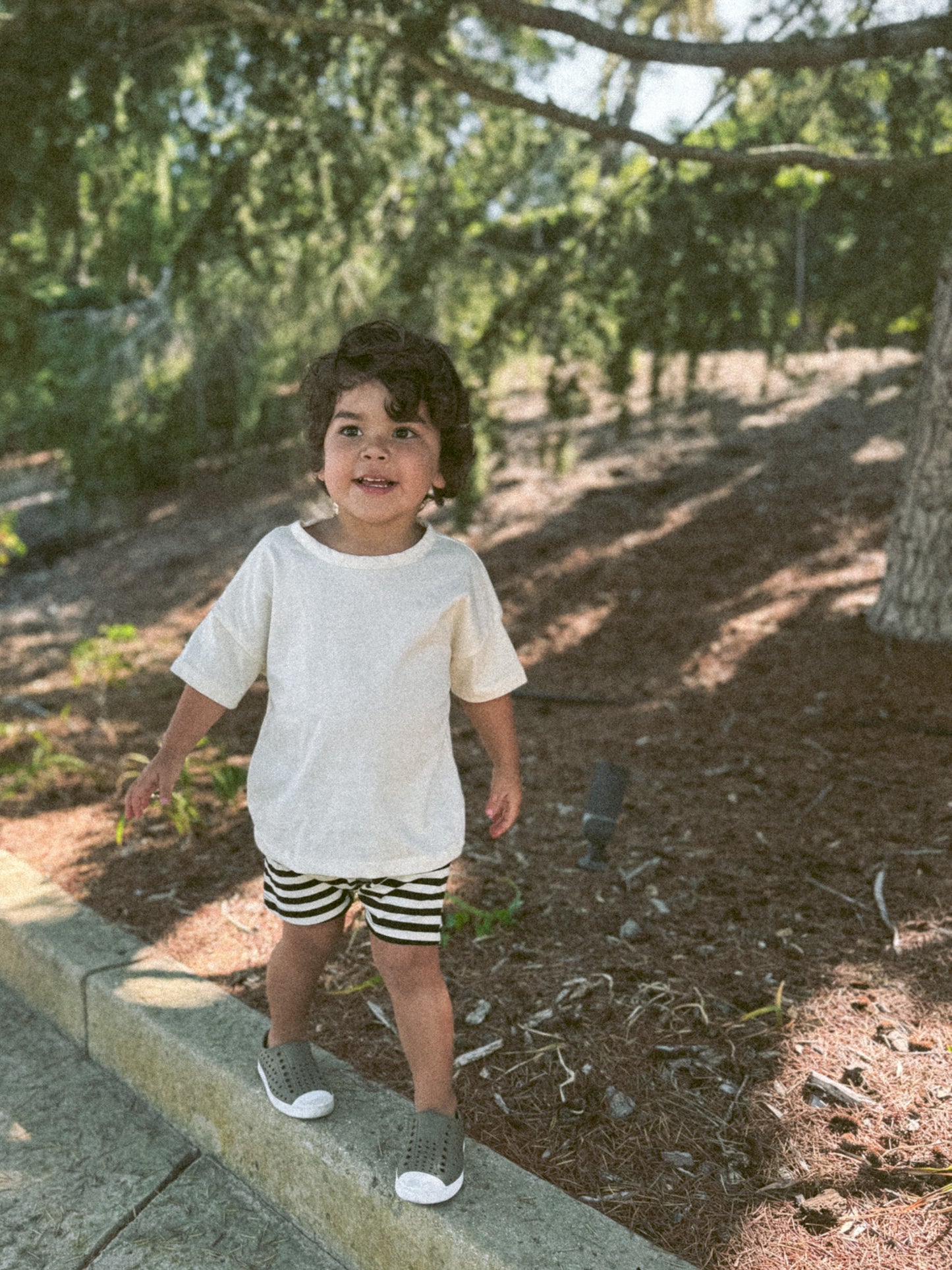 Oversized Tee | WHITE SAND