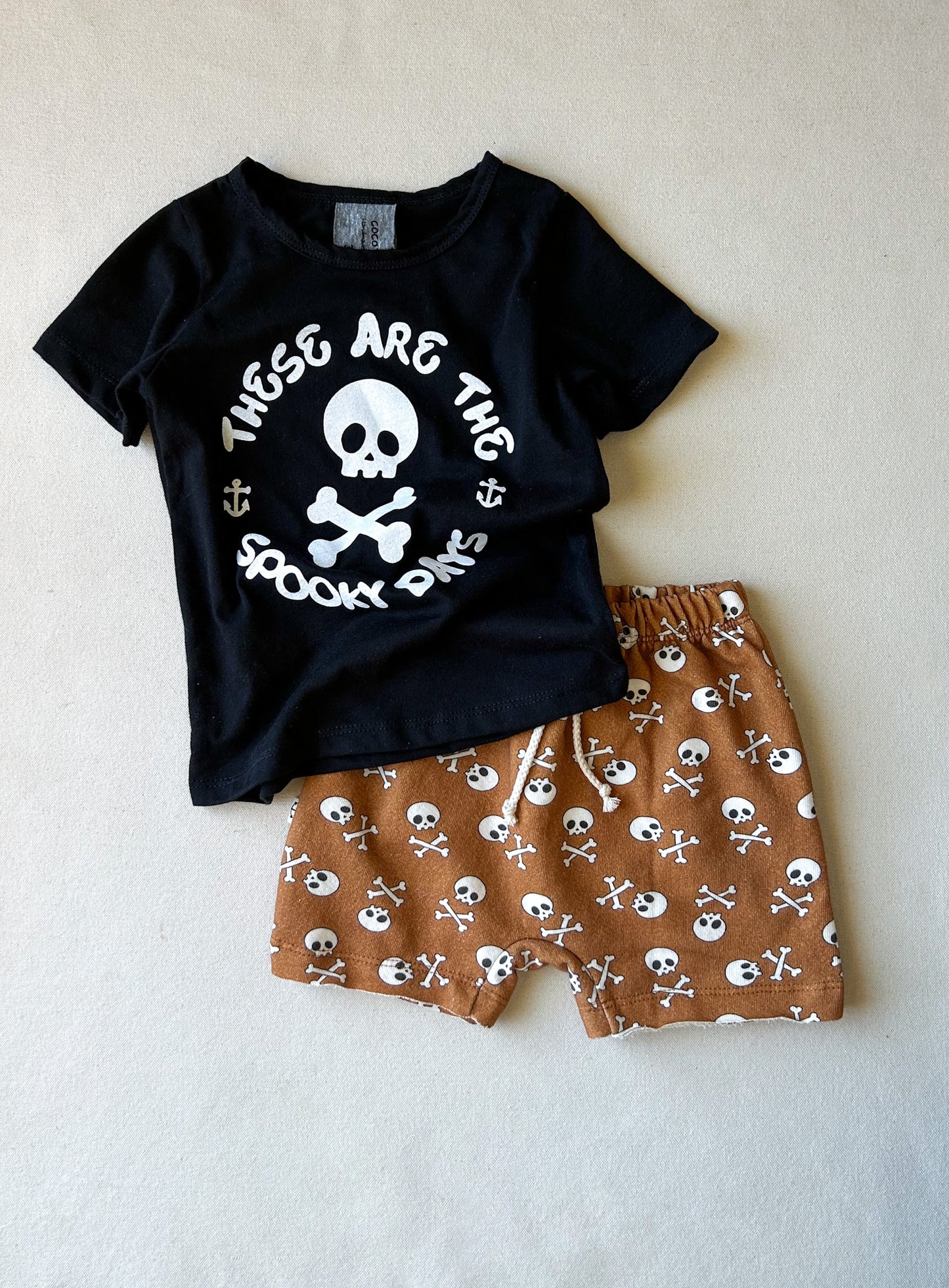 BOY SHORTS | CARAMEL SKULLS ☠️