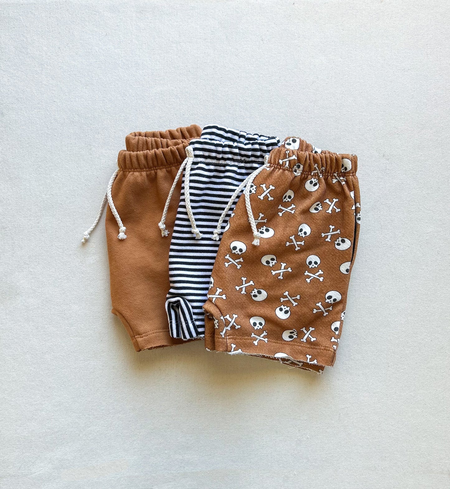 BOY SHORTS | CARAMEL SKULLS ☠️