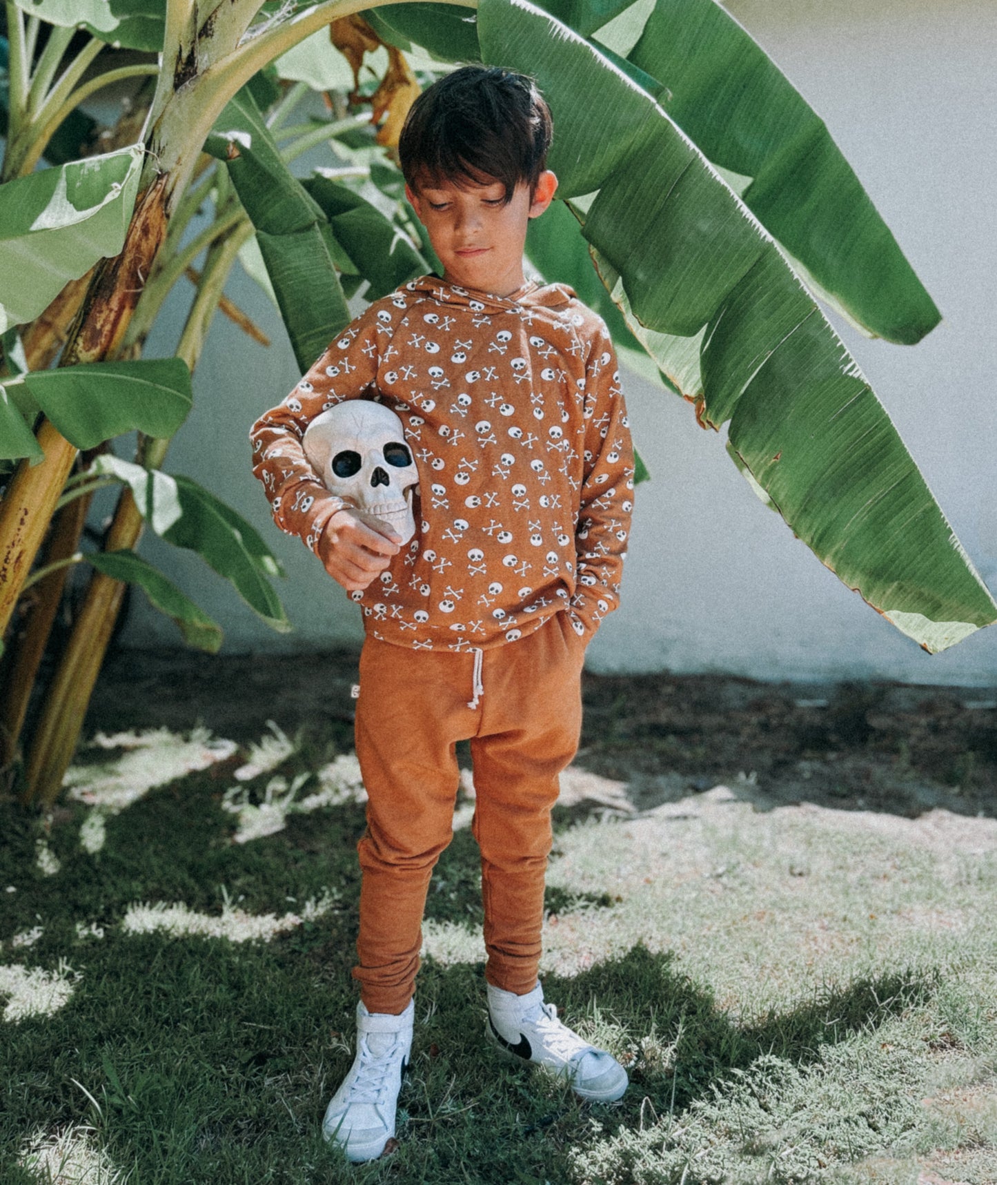 COMFY PANTS | CARAMEL SKULLS