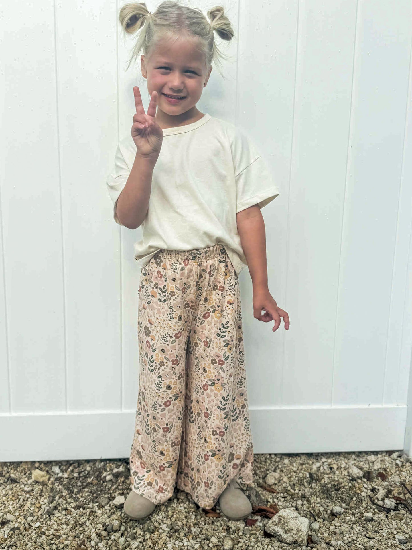 WIDE-LEG PANTS | AUTUMN FLORAL