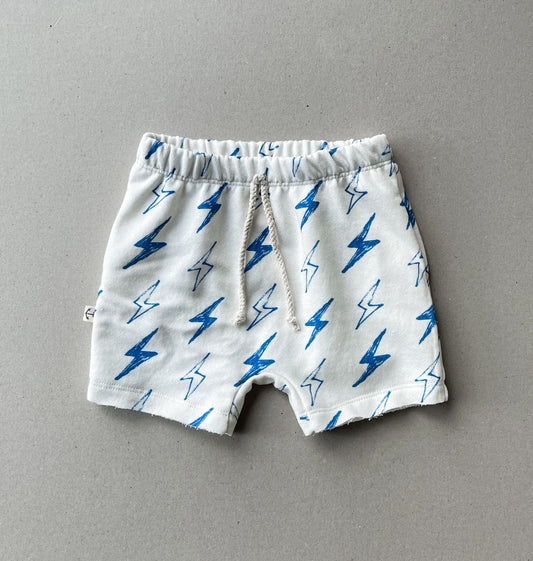 Boy Shorts - Electric Blue Bolts