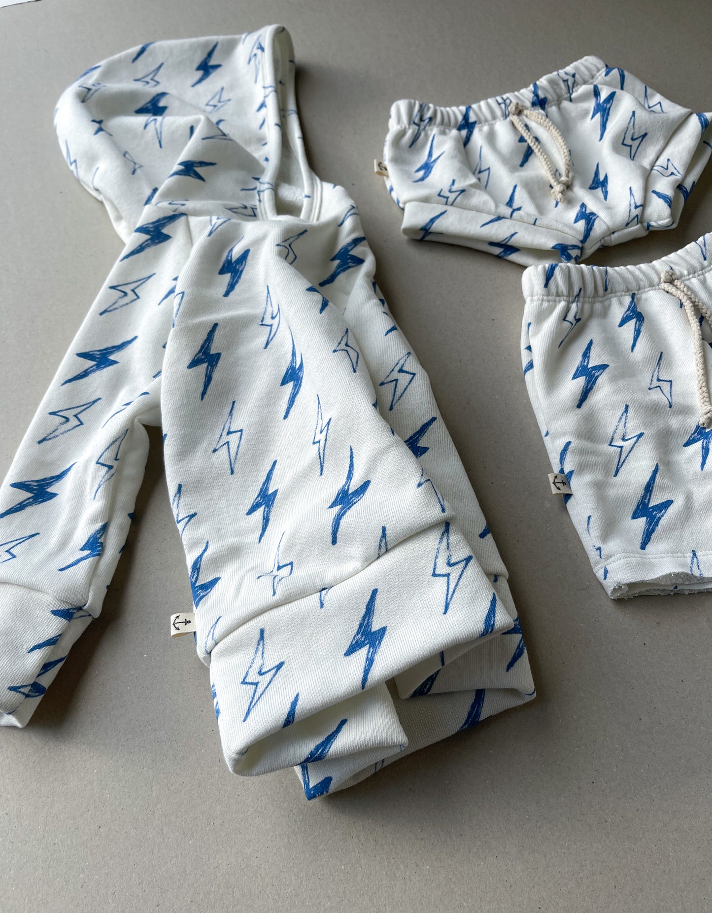 Classic Hoodie | ELECTRIC BLUE BOLTS