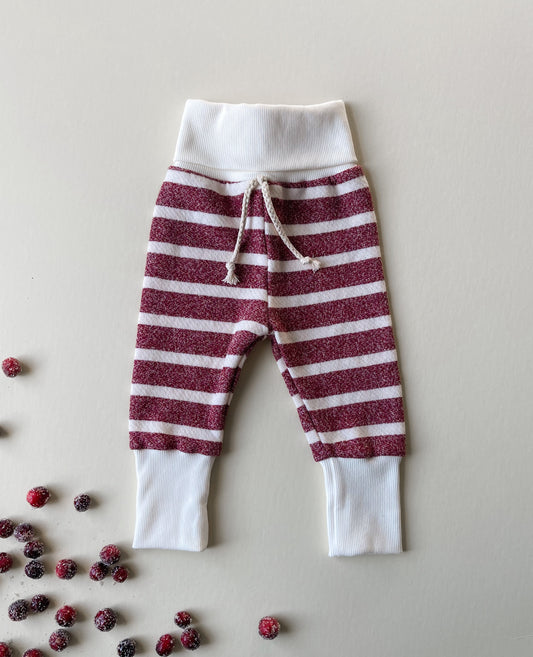 Lounge Sweats | SUGARED CRANBERRY STRIPE